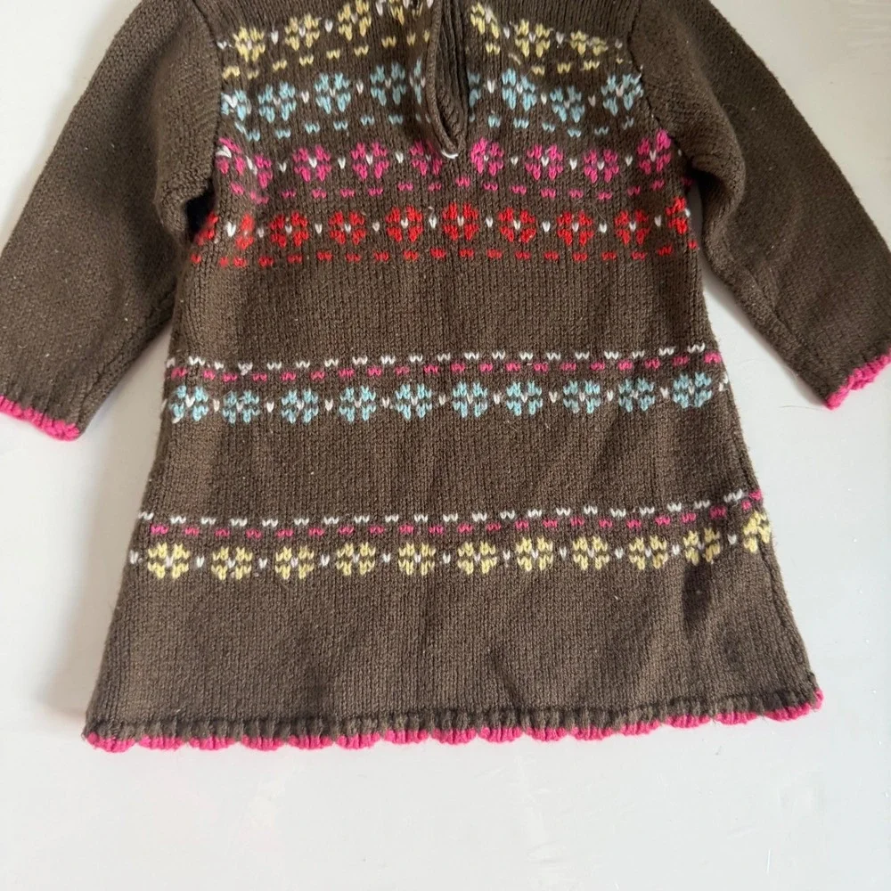 Vintage Y2K Baby Sweater Dress Size 0-3 Months